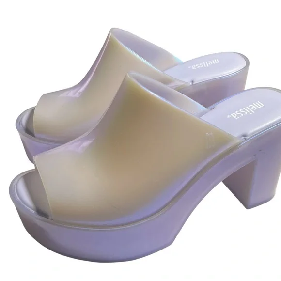 Melissa Iridescent Platform Heels - Picture 2 of 6